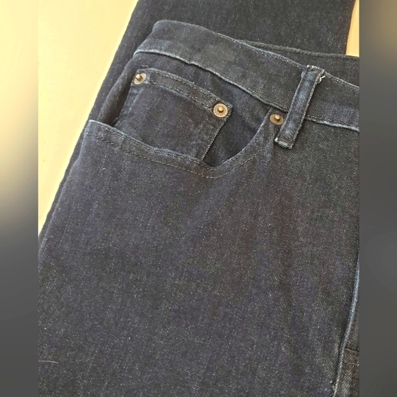 Calvin Klein Womens High Rise Skinny Jean Dark Indigo Blue - Size 6 / 28 - Picture 5 of 12